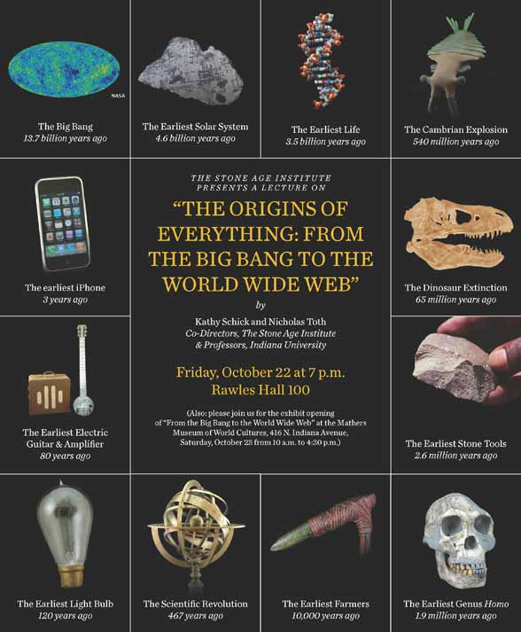 Big Bang to the World Wide Web lecture poster