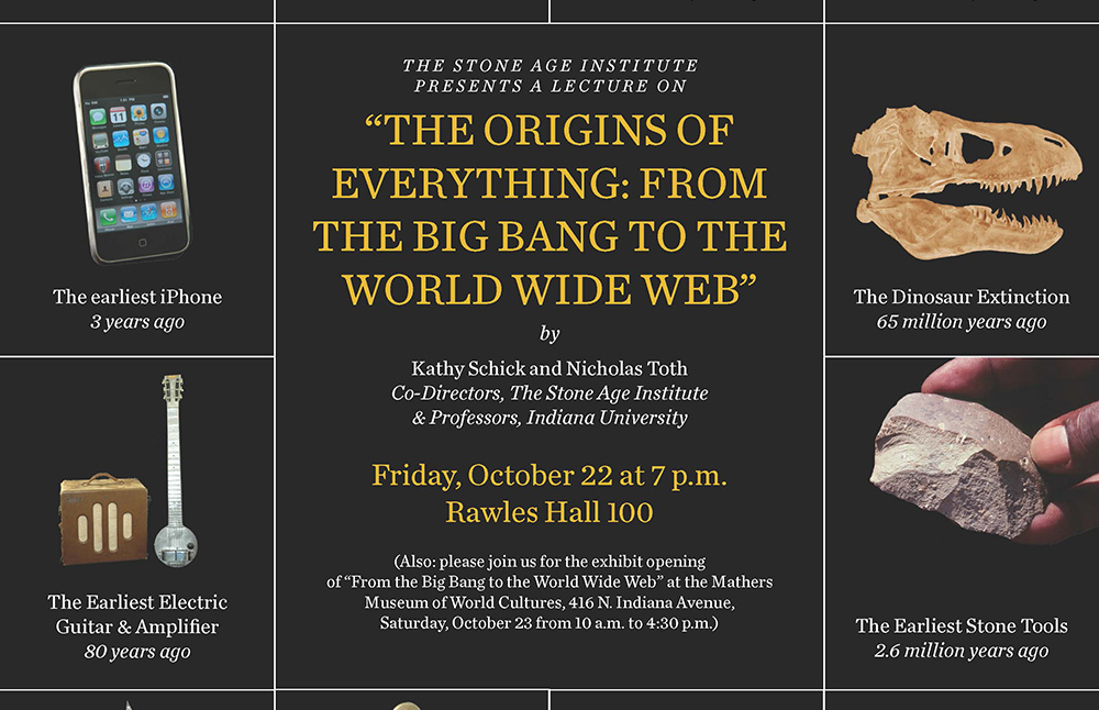 Big Bang to WWW exhibit lecture poster