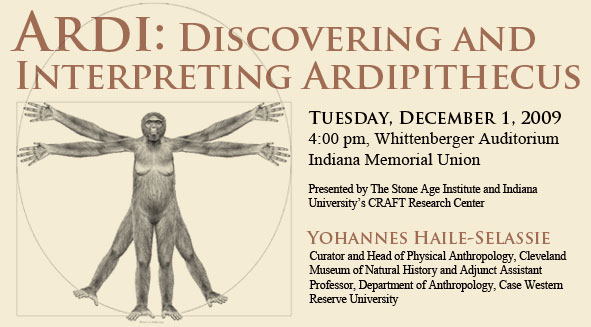 Ardipithecus lecture poster