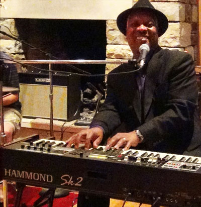 Booker T Jones on Hammond organ