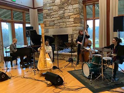 Women playing jazz at SAI