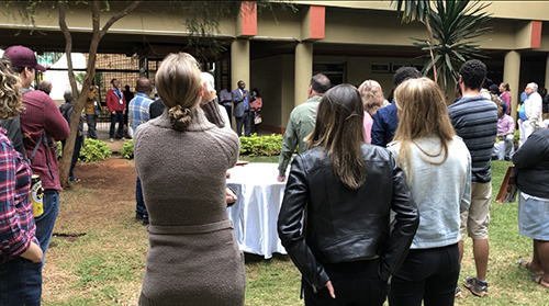 EAAPP conference attendees gather for opening remarks at the Nairobi National Museum