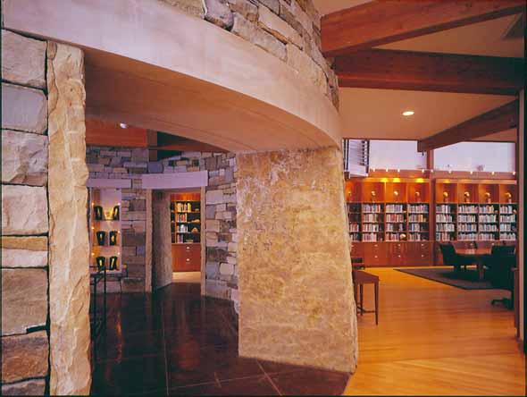 SAI Tower entry and Library